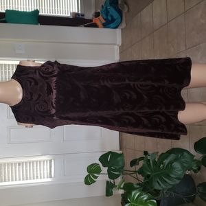 Jalate s lush brown velvet embossed with hurricane swirls